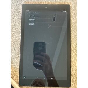 Amazon Fire HD 10 9th Generation Tablet Black 10.1 inch tested factory reset